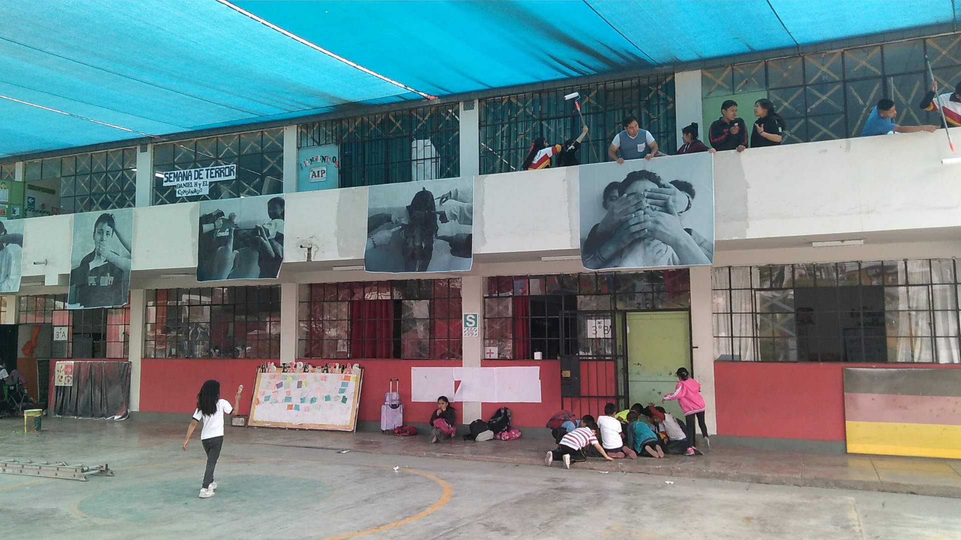 Actividad pedagógica en espacio comunitario